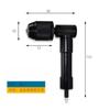 90 Degree Drill Bit Angle Knob Screw Electric Drill Angle Knob 90 Degree Turning Drill Bit
