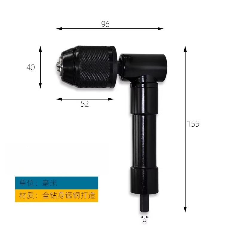 90 Degree Drill Bit Angle Knob Screw Electric Drill Angle Knob 90 Degree Turning Drill Bit