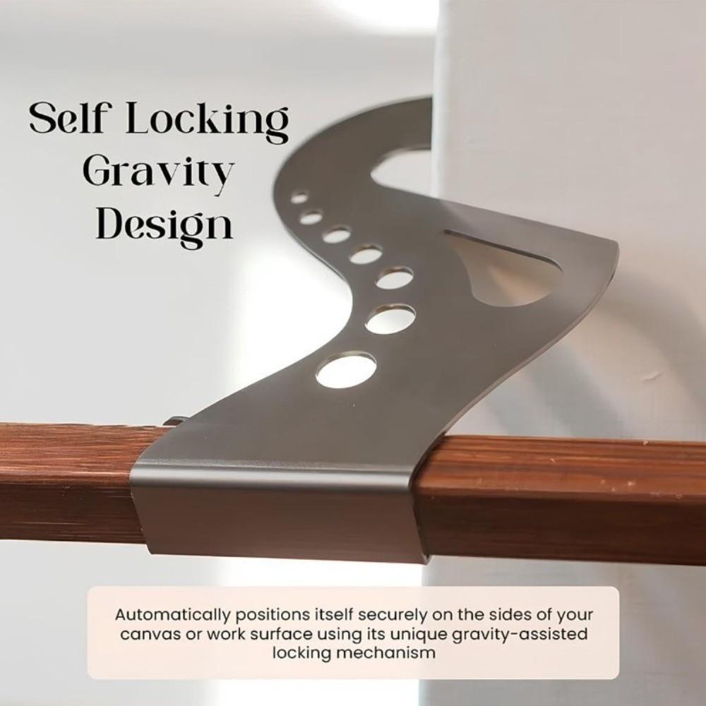 Adjustable Artist Hand Support Bridge Stainless Steel Easel Crossbar Hand Holder Detail Work