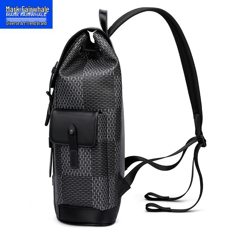 Mark Fairwhale Large Plaid Backpack