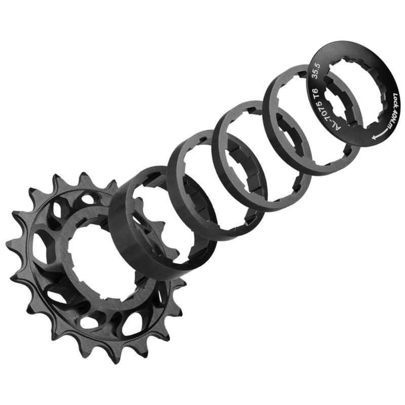 

High Strength Bicycles Flywheel 18T Single Speed Bike Freewhee Bicycles Cassettes Cog Cycling Accessories Easy to Use чорний