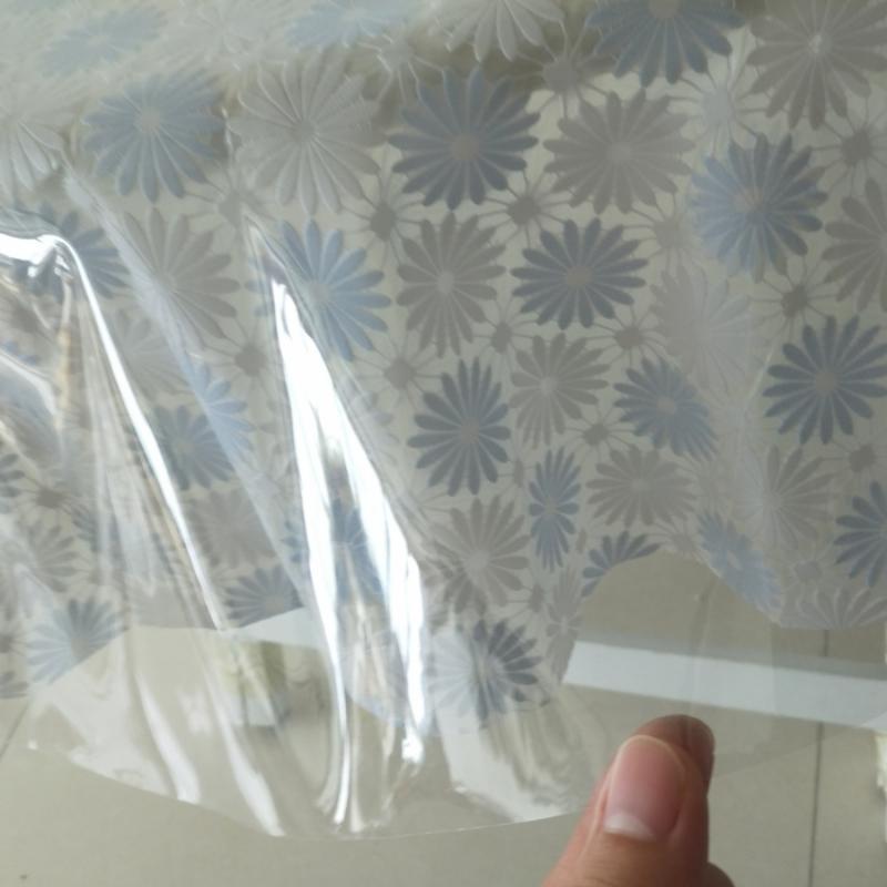 0.23mm Transparent Thin Circular Tablecloth PVC Soft Glass Tables Cover That Can Sag Plastic Film Waterproof Wash Free tea Table Protection Pad  Mat