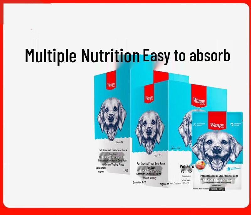 Wanpy Dog Wet Food Pouches