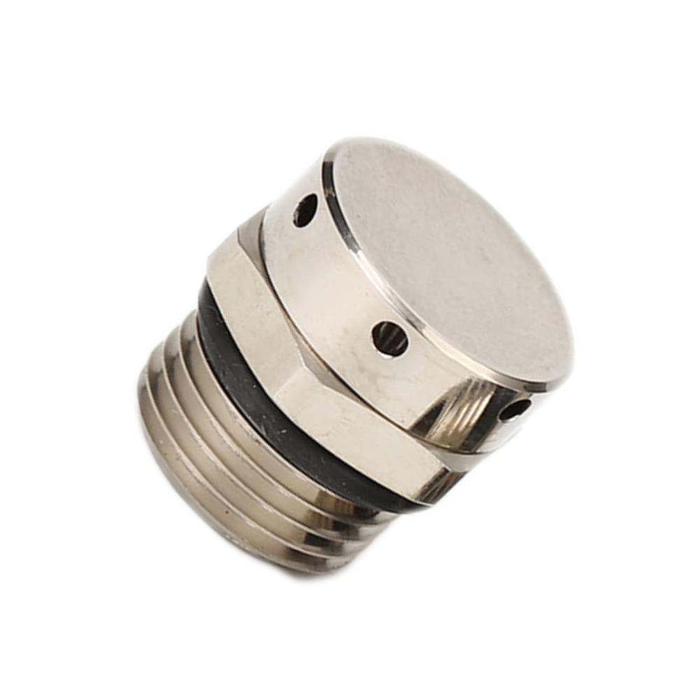 Nickel Plated Air Vent Plug Breather Brass Vent Valve Durable Drainage Valve  Worker