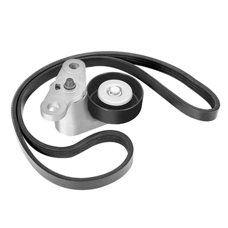

Heavy Duty Low Noise Belt Tensioner Engine Serpentine Belt With Tensioner Kit For 1500 2500 19311139 38159 ACK040378HD 1