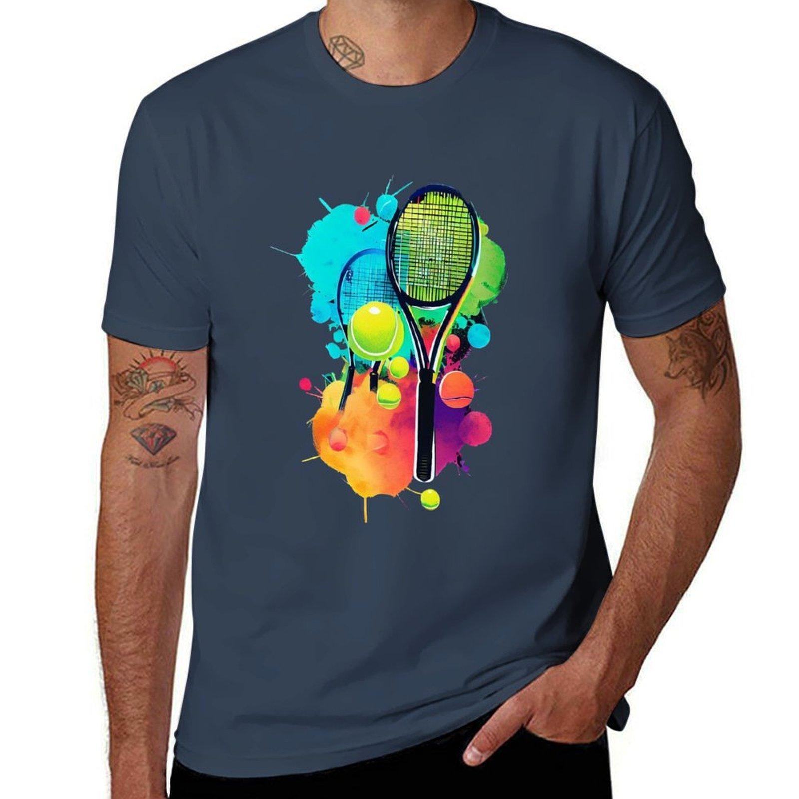 Tennis Tshirt Creative Graphic Tee Shirt S