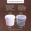Yicang Food-Grade PP Sealed Storage Bucket with Handle
