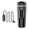 Electric kettle 12v/24v smart car heating cup touch screen thermos cup 450 ml car heating cup adjustable temperature