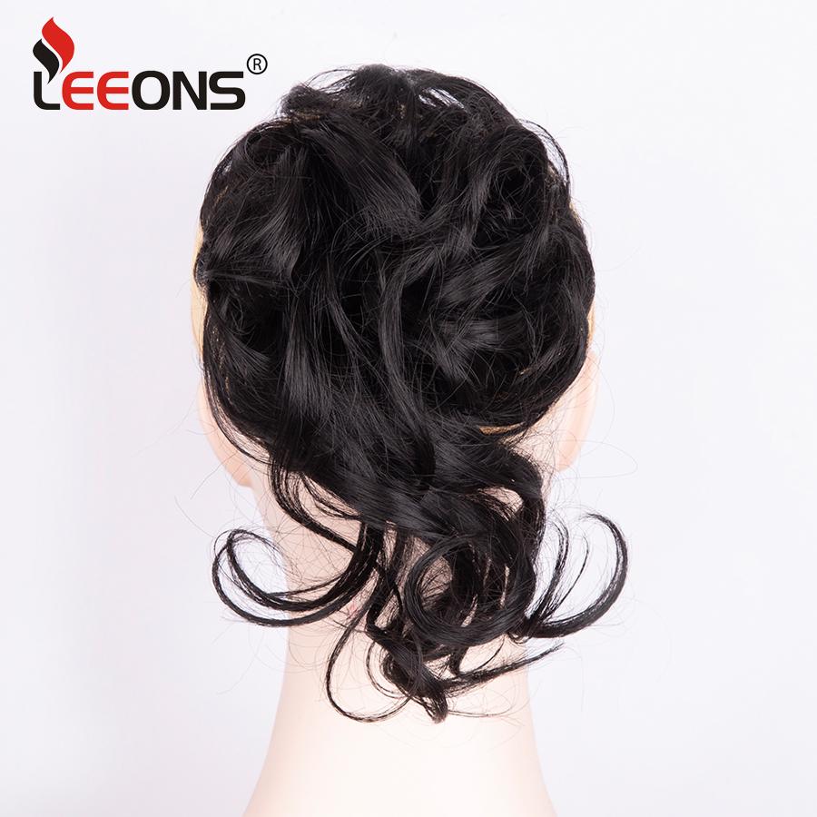 Damen-Hochsteckfrisur, Donut-Chignon, unordentlicher Dutt, Haarteil, zerzaustes Hochsteckfrisur-Haarknoten, Wickel-Pferdeschwanz, Haarteile, Zubehör, Schwarz, für den täglichen Gebrauch