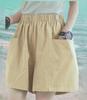 Women's Summer High-Waisted Elastic Cotton Shorts - Japanese & Korean Style