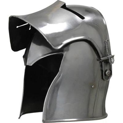 Great Barbuti Knight Halloween Visor Functional Medieval Wearable Helmet 18 Gauge Solid Steel Armour Suit Helmet Hand Forged Helmet.