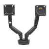 Double Screen Stand Lifting Telescopic Rotating Adjustable 19.8lbs Per Arms Double Screen Desk Mount