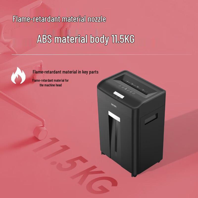 Deli Level 4 Cross-Cut Paper Shredder CN plug (adapter included)