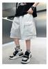 Men's Pants, Children's Summer Work Pants, 2026 New Trend, Boys' Summer Thin Shorts, Young Master's Casual Pants