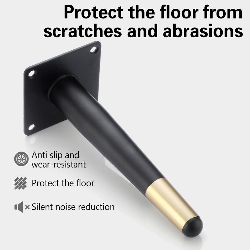 Luxuriöse Leichte Möbelbeine Stützfuß Esstischbeine Schreibtischfuß TV-Schrank Badezimmerschrank