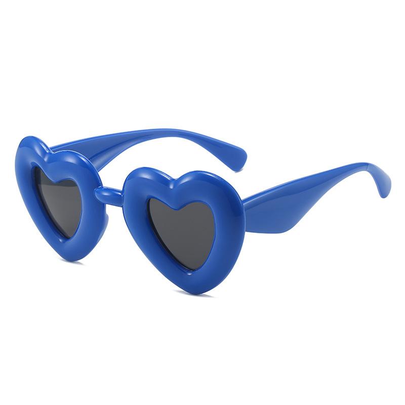 Candy Inflatable Sunglasses Women'S Y2K Trend Heart Sunglasses Love Glasses Women