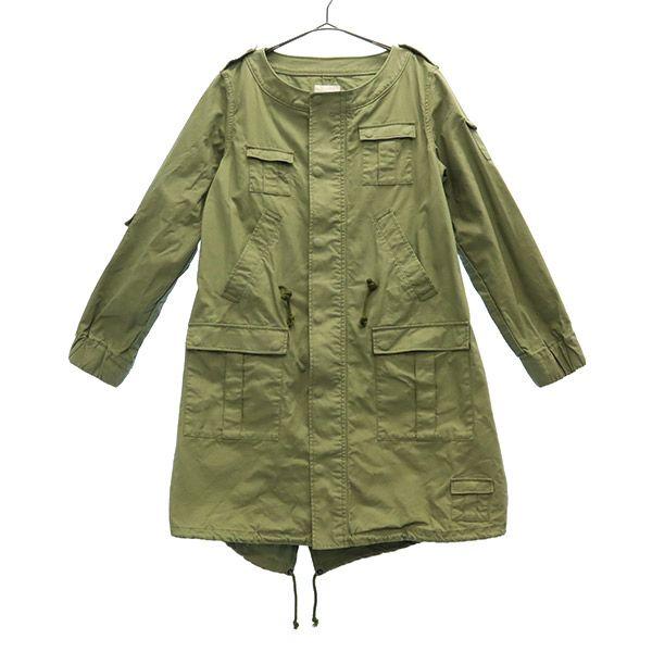 Ne-net No Color Mod Coat Khaki Military Women Used