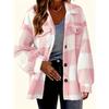 Elegant Directional Fluffy Winter Jacket