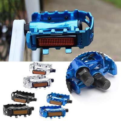 1 Pair MTB Road Mountain Bike Aluminum Alloy Anti-slip Cycling Bicycle Bicycle Accessories Parts Pedals Replacement C0Q6