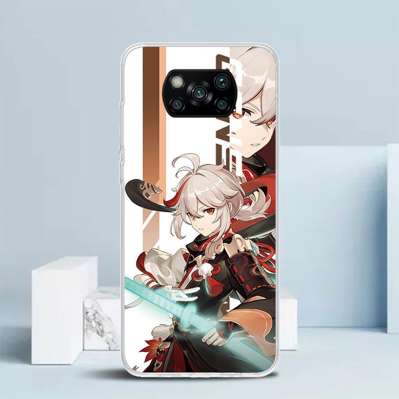 Coque de téléphone Anime Genshin Impact Pour Xiaomi Poco F7 Ultra X5 X6 X7 Pro M7 Redmi 15C 15 13C 13 12C 12 10C 10 10A 9 9C 9A 9T Housse