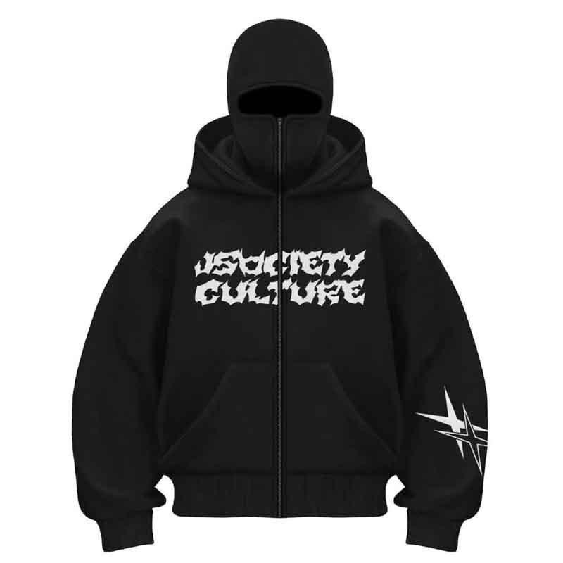 Printed Men's and Women's Hooded Sweater Hoodie Top