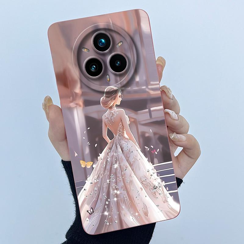 Case For Realme 14 Pro Plus Pro+ 5G 2025 Cute Panda Sweet Girls Silicone Soft Back Cover Ultrathin Scratch Protective Casing
