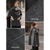 XWI Women's 100% Merino Wool Double-Faced Coat