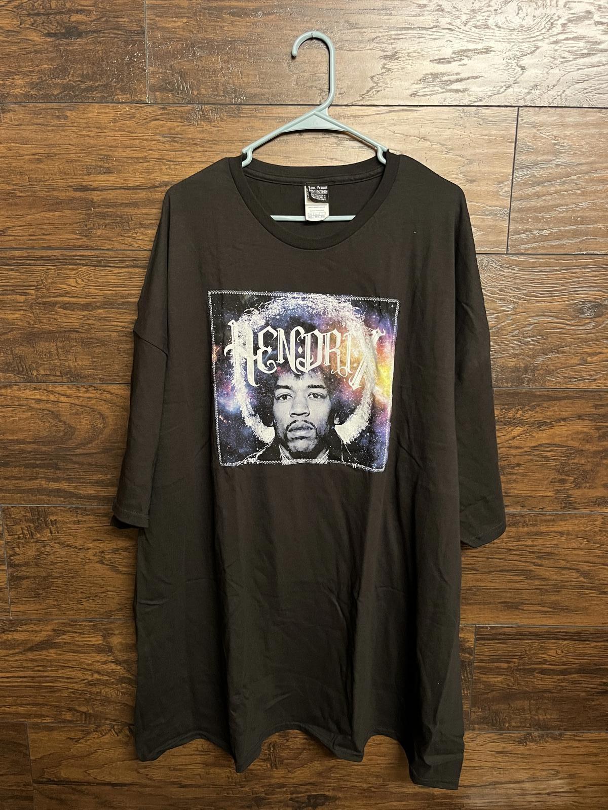 Y2K Jimi Hendrix Space T-shirt Karl Ferris Psychedlic Photo XXXL