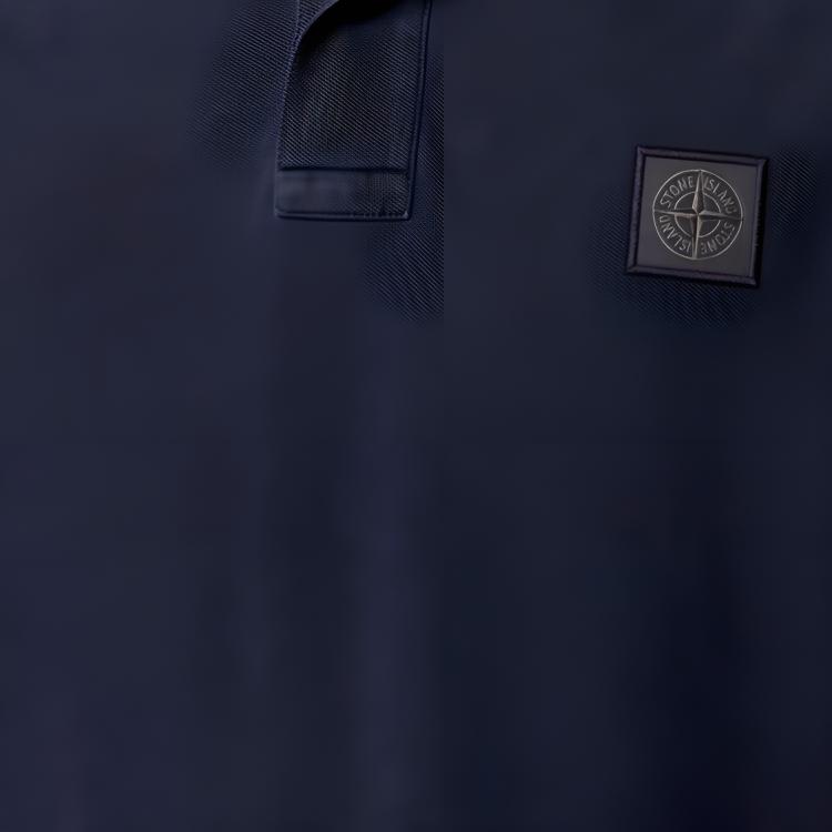 Stone Island Solid Color Slim Fit Short Sleeve Polo Shirt Men tops 741522S67-V0020