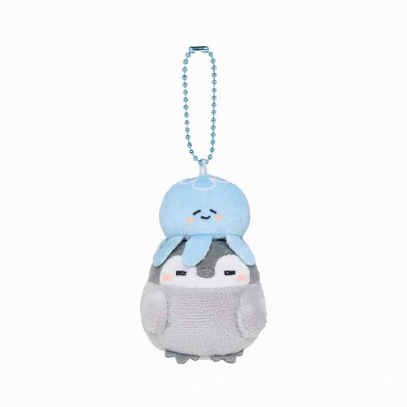 Octopus Penguin Cactus Baggage Grass Plush Pendant Keychain Cartoon Doll Plush