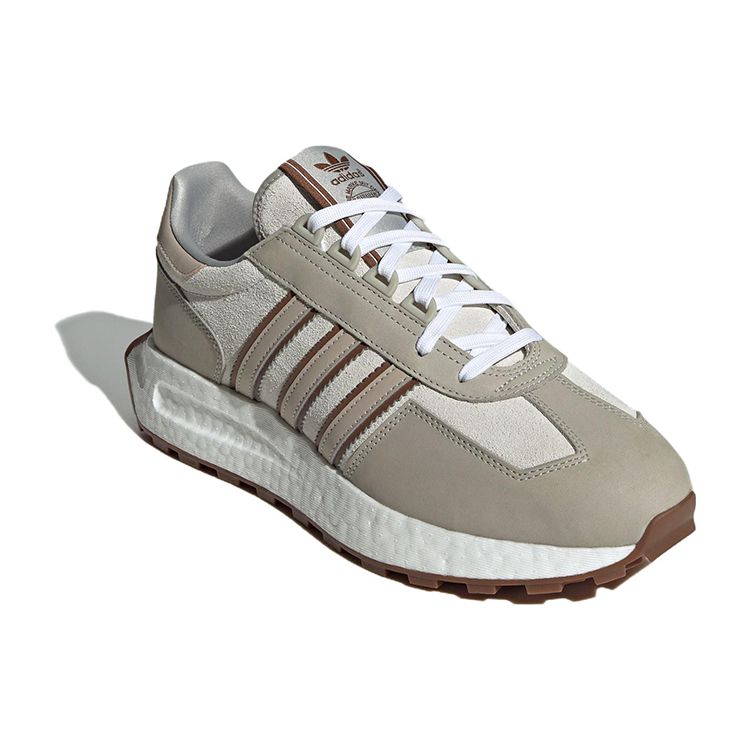 Adidas Originals Retropy E5 Suede Comfortable Versatile Lightweight Low-Top Casual Shoes Unisex Sneakers Gray Brown IG7516