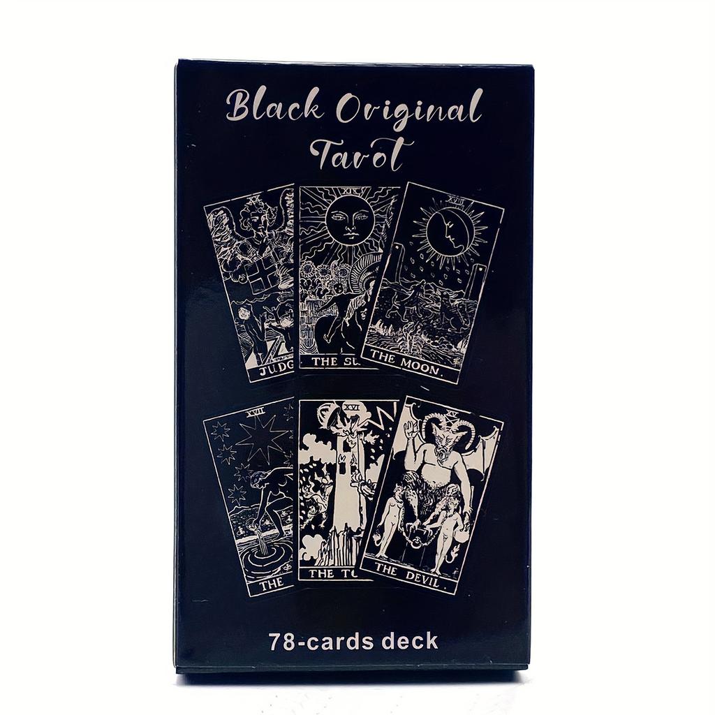 Black Original Tarot Cards, Board Game, Thanksgiving Day/Christmas Gift