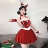 Sexy Lingerie Sexy Christmas New Year's Day Bunny Uniform Autumn and Winter Velvet Pajama Suit Women
