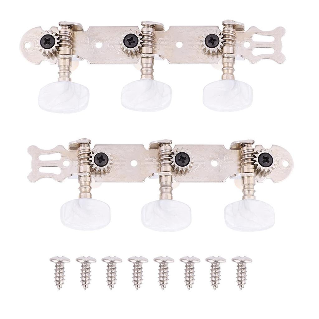 Akozon 33 Acrylic Classic Guitar String Tuning Pegs Tuner Machine Heads Guitar Machine Heads L R Vintage Keystone Tuning Key Peg Tuner Set Classic