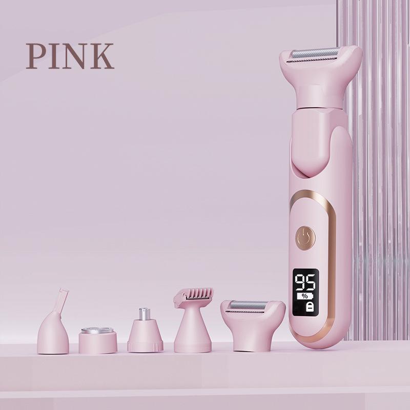 Dual-Head Electric Women's Shaver & Epilator: Full Body and Pubic Hair Trimmer