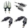2 Buc Semnalizatoare LED Motocicletă Lumină Spate Intermitent Apă Curgătoare Motocicletă Lumini Intermitente IP68 Impermeabil DC 12V