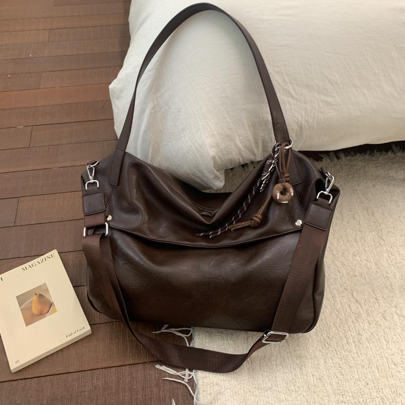 2025 New Large-capacity Tote Bag Fashion High-end Retro Bag Women's European and American Style Commuting Versatile Shoulder Bag