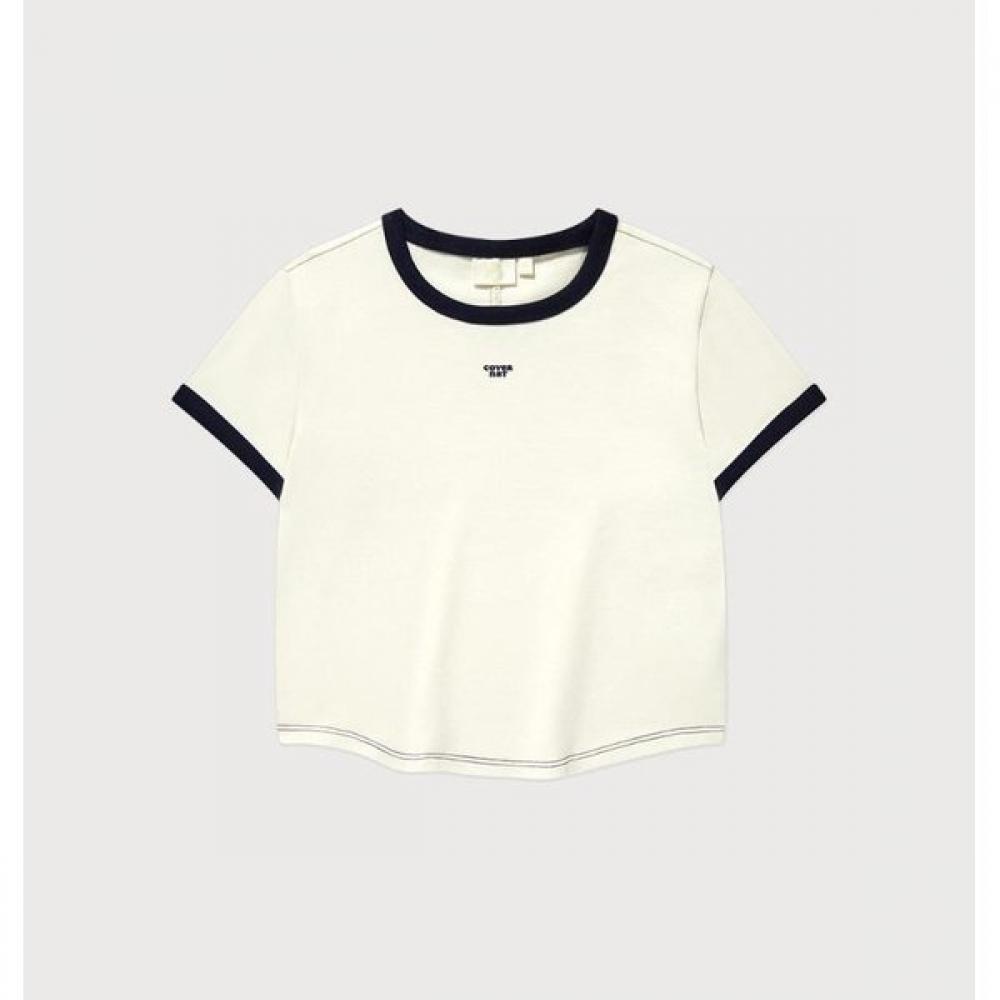 

Футболка CovernoT Woman Baby FiT Ringer T B1 co2502sT79 Iv Lp Bl CO2502ST79 IV WS