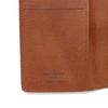 Used 12564 Agenda PM R20005 8001 LV Logo Flower Brown Diary 6-Hole Card Case Monogram Maroon Unisex from Japan AUTHENTIC