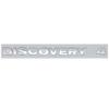 Discovery 4 Car Logo Emblem Badge - Round Letter Font Sticker for Hood/Trunk - Chrome Silver/Black/Gray Styling Accessory