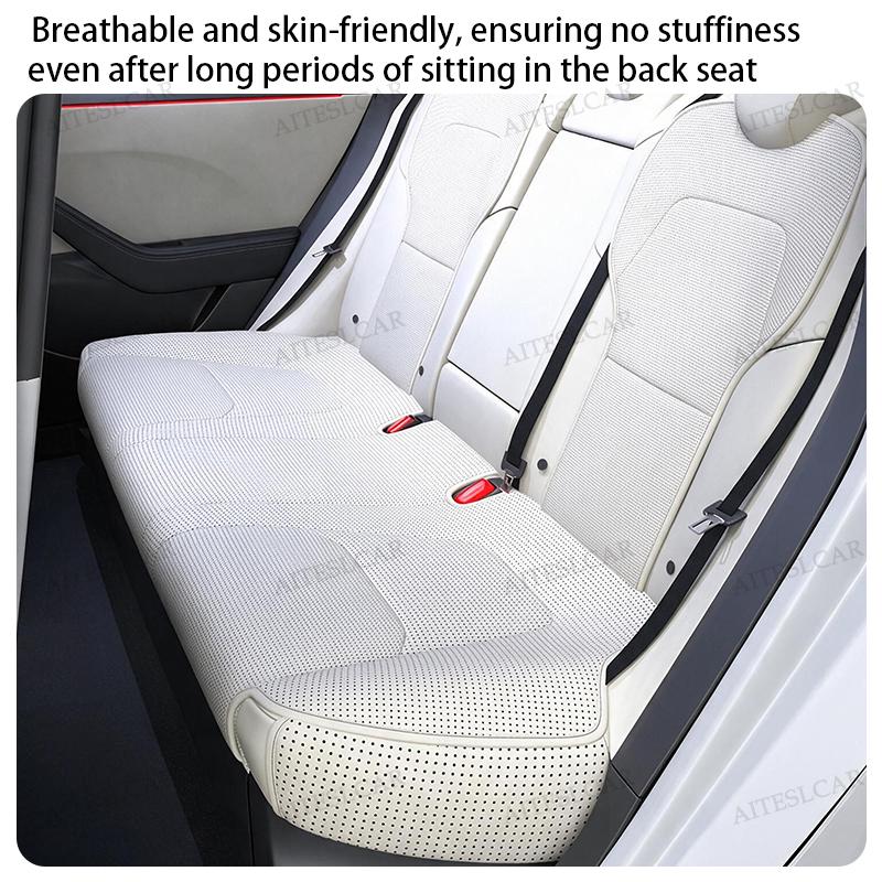 For Tesla Model Y Standard 2026 Ventilation Leather Seat Cover Cushion Wear-resistant Breathability Comfortable Seat Interior