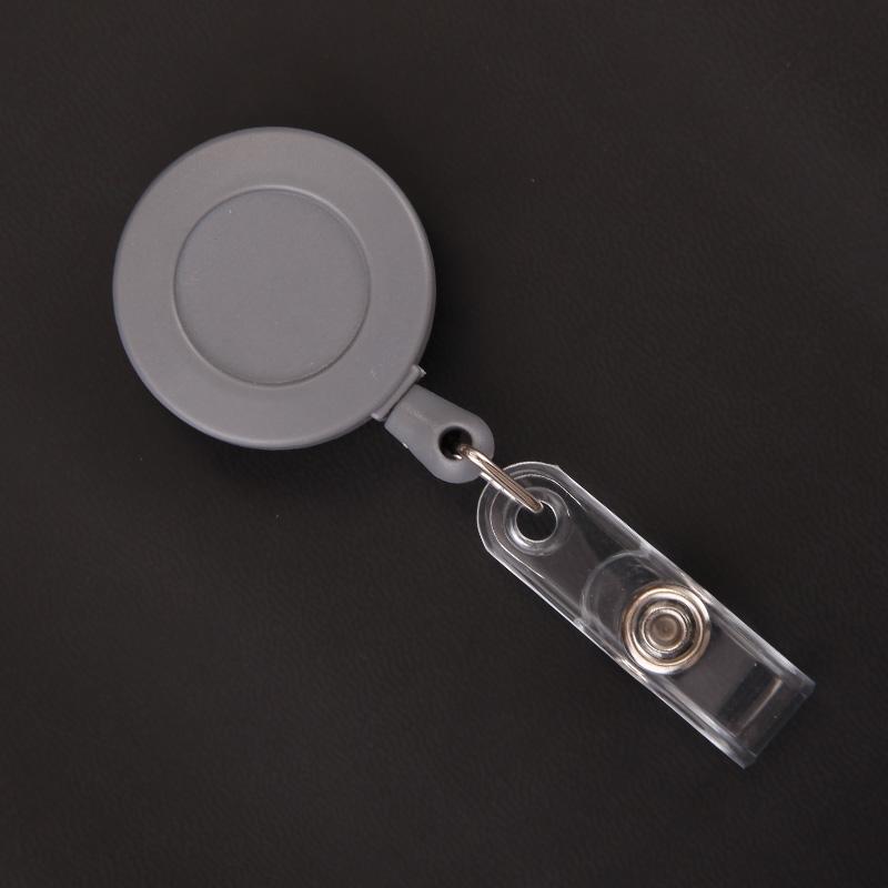 1pc Credential Pass Badges Doctor Id Nurse Retractable Id Badge Reel Plastic Badges Badge Clip Nurse Accessories