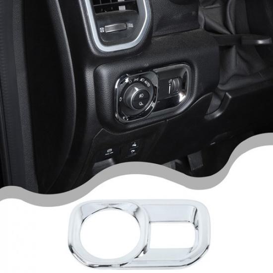 

Chrome Headlight Switch Button Decor Cover For Dodge Ram 1500 2018+ Accessories