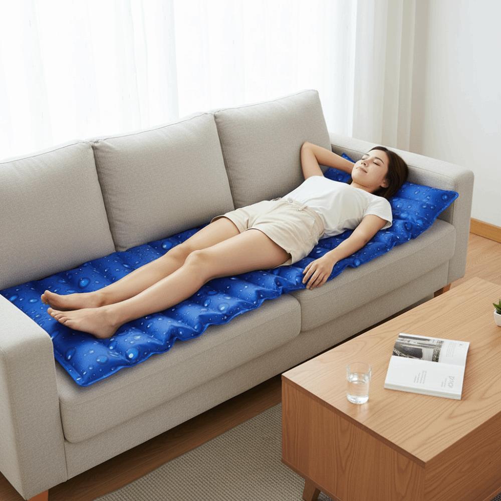 Adult Size Refillable Ice Seat Cushion DIY Design Summer Cool Cooling Gel Mat Foldable Portable Cooling Pad Office Use