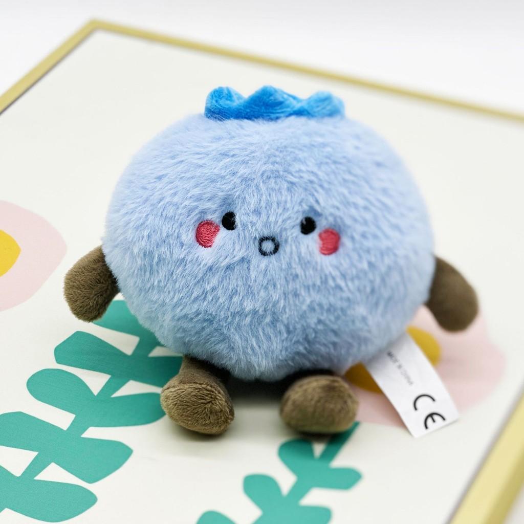 Animal Plush Blueberry Companion Doll Keychain Car Decor For Collectors Kids