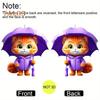 Umbrella Cat Pendant Car Rearview Mirror Charm Kitten 2D Acrylic Car Ornament Cartoon Hanging Decoration for Car Interior Home Window Keys