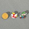 Cute Creative Personality Game Character Metal Badge Super Mary Mario Alloy Brooch Accessories