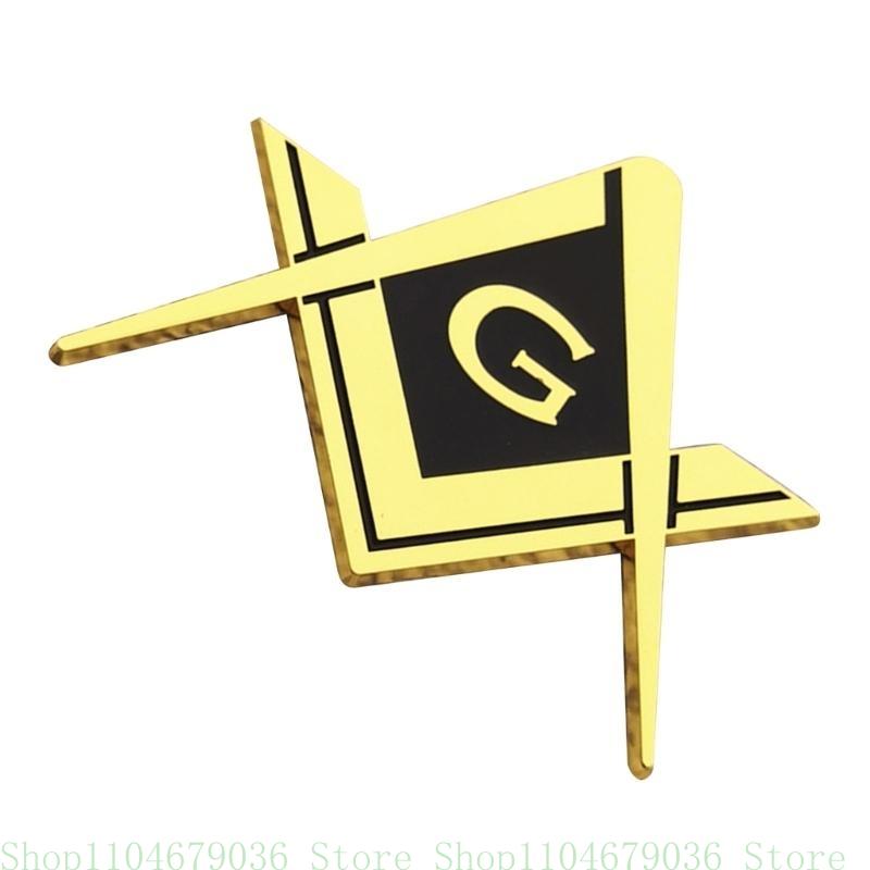 Emblemas de Coche Masónicos Freemason Pegatina Adhesiva Adhesivo Fuerte para Automóviles Camión Motocicleta Coches Bicicletas Fácil Instalación