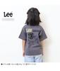 Lee Official Short Sleeve Bulldog Print for Size 130 T-Shirt Kids, LK0808-276, Charcoal,