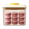 Stackable Kitchen Storage Container Press Lid Vacuum Seal Technology Space Efficient Designs for Food Preservation